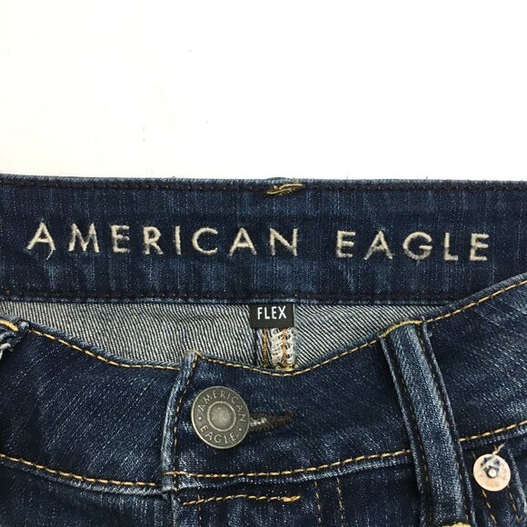 American Eagle Jeans Men's Flex Relaxed Straight Leg Stretch size 32 x 34 - Picture 8 of 13